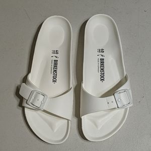 White EVA Birkenstock EVA Madrid Sandals Size 40